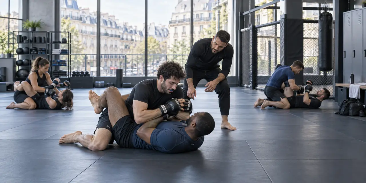 Un club de MMA à Paris se choisit sur le trajet, l’encadrement et l’essai