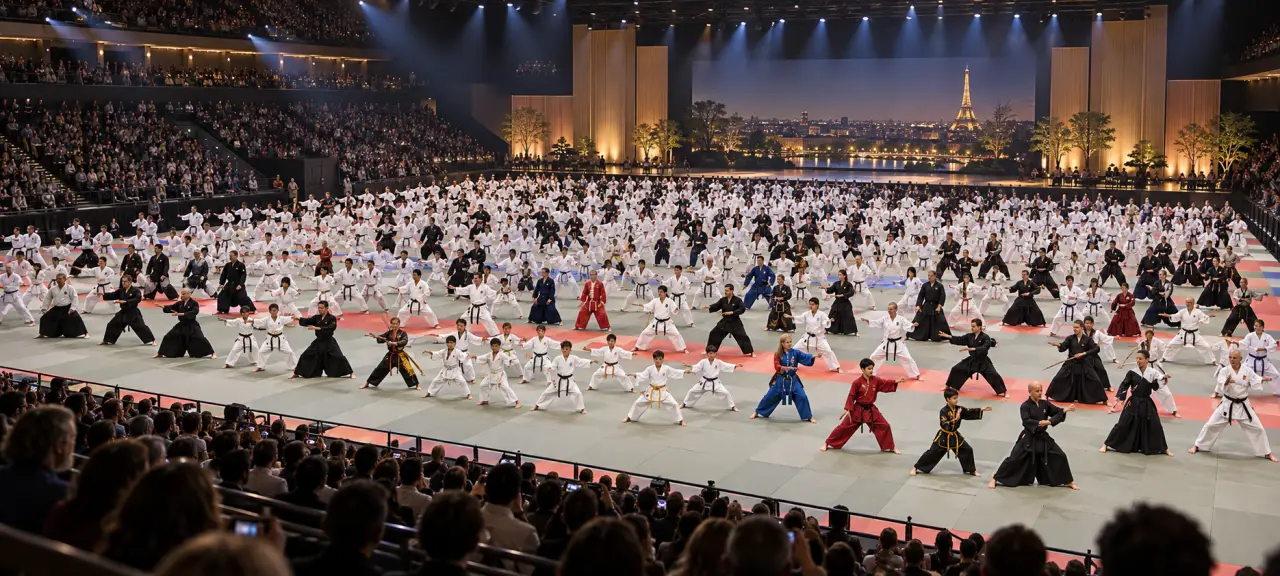 Festival des Arts Martiaux 2026 : 3 heures de démonstrations et plus de 300 participants à Paris