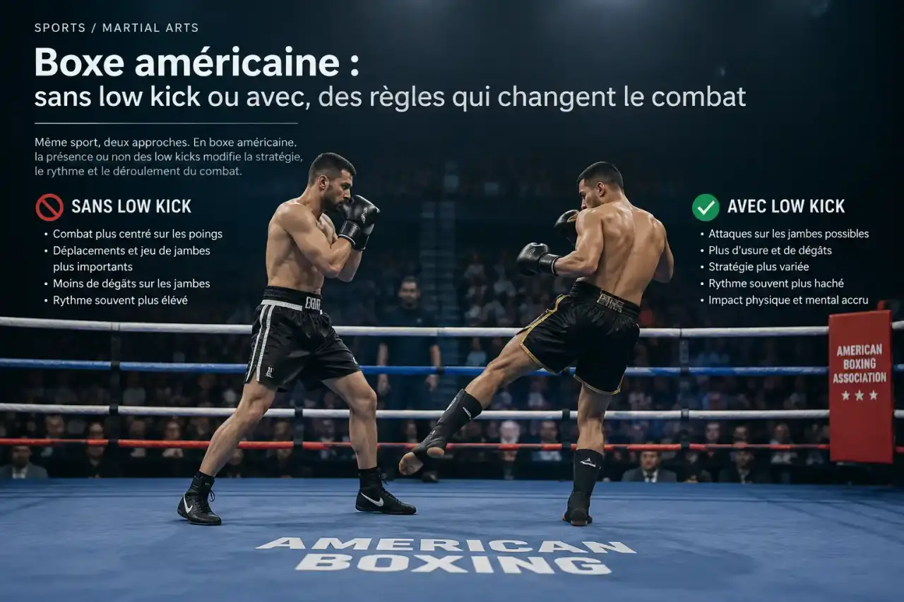 Boxe américaine : sans low kick ou avec, des règles qui changent le combat